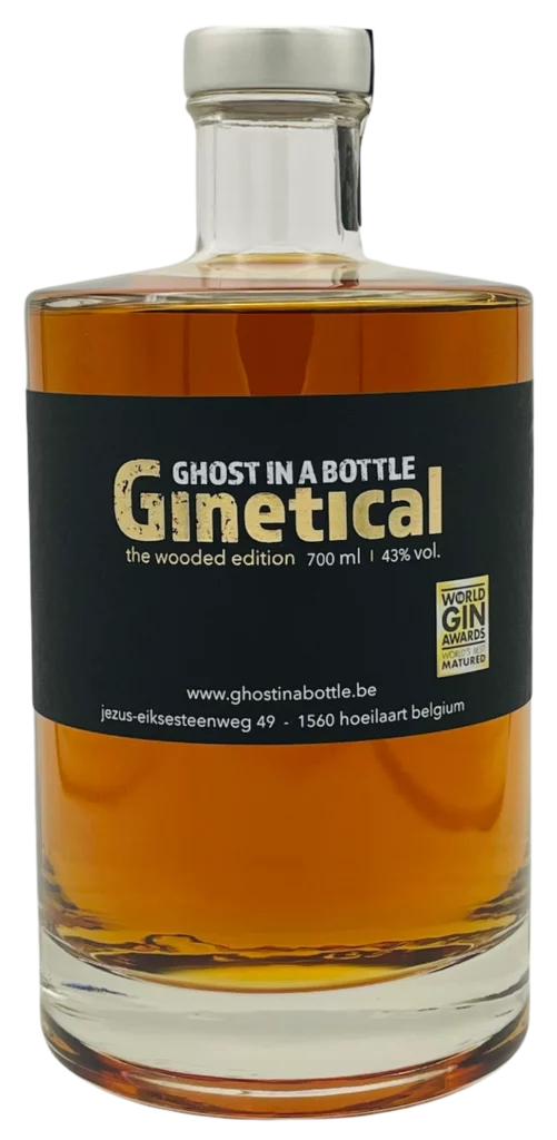 Ginetical Wooded Aged Ghost in a bottle