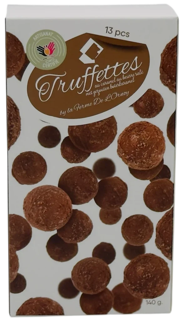 truffette caramel beurre sale la ferme de l'ornoy