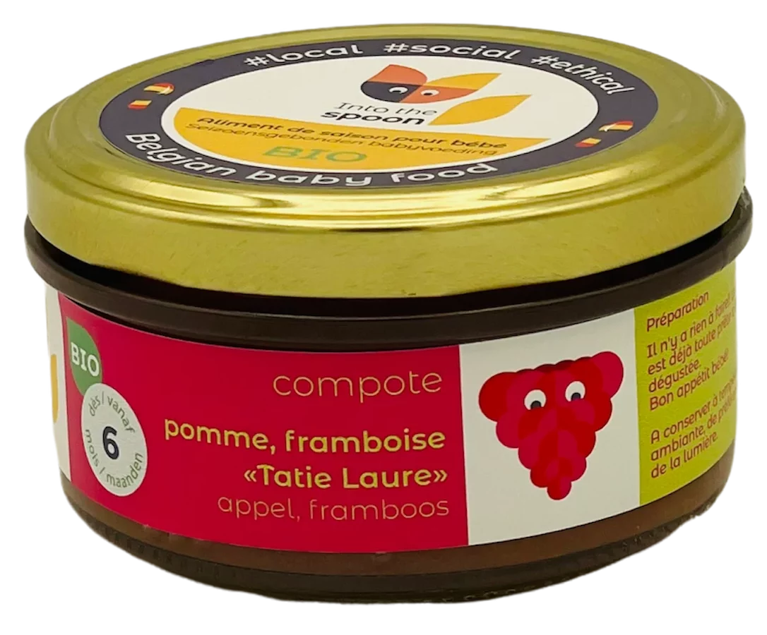 Compote Pomme & Framboise Belmade