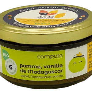 compote pomme vanille de madagascar Into the Spoon