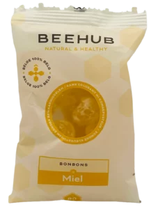 Bonbons miel de Beehub produit par Beelgium