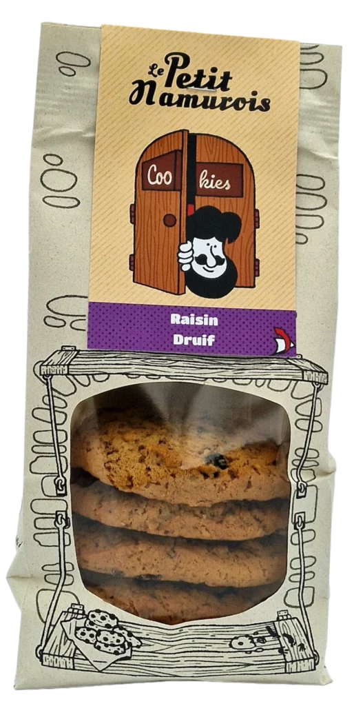 Cookies aux raisins Le petit namurois