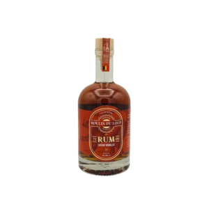 Rhum brun cacao vanille de la distillerie du moulin du loup