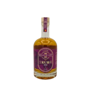 rhum brun épicé de la distillerie du moulin du loup