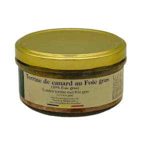 Terrine de canard au foie gras de la ferme de la Sauvenière