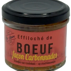 Tartinade effiloché de boeuf carbonnade
