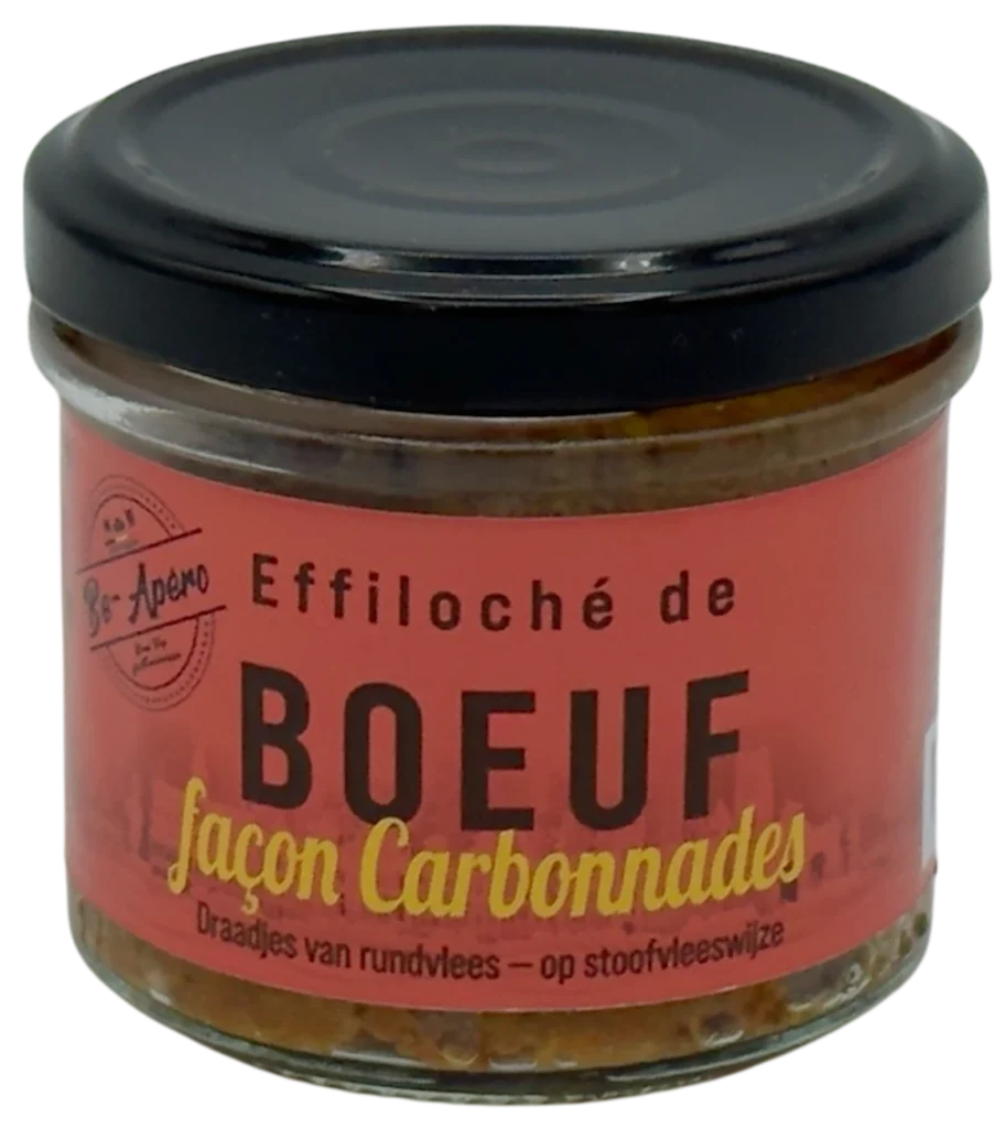 Tartinade effiloché de boeuf carbonnade
