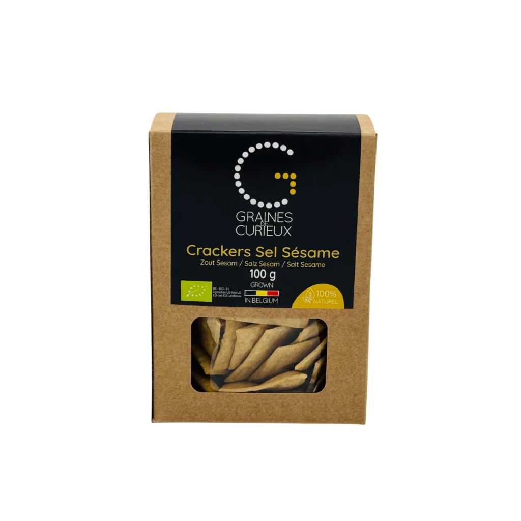 Zout & sesam crackers graine de curieux