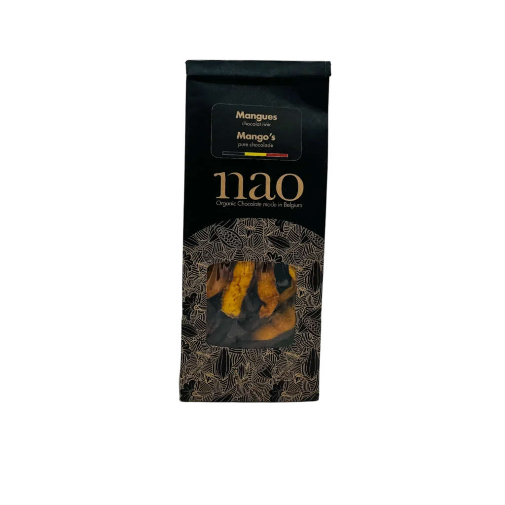 Nao mango's met pure chocolade