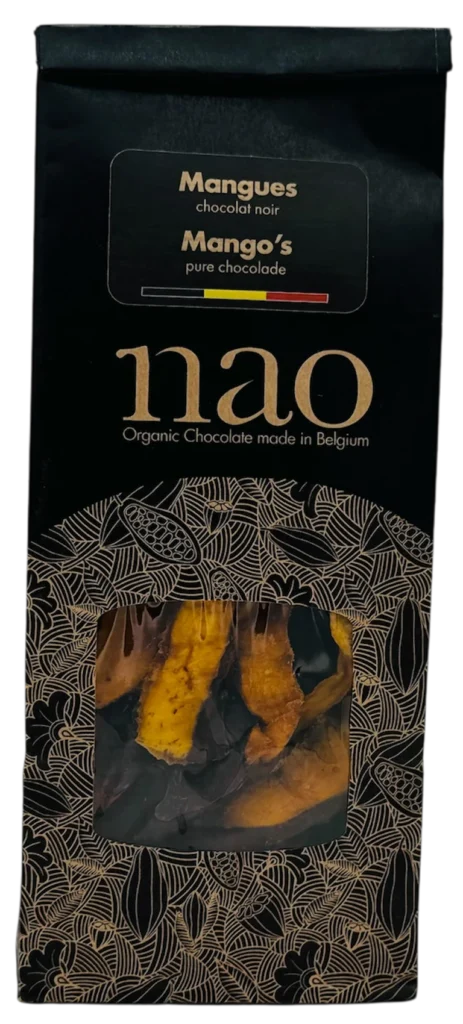 Mangues au chocolat noir Nao