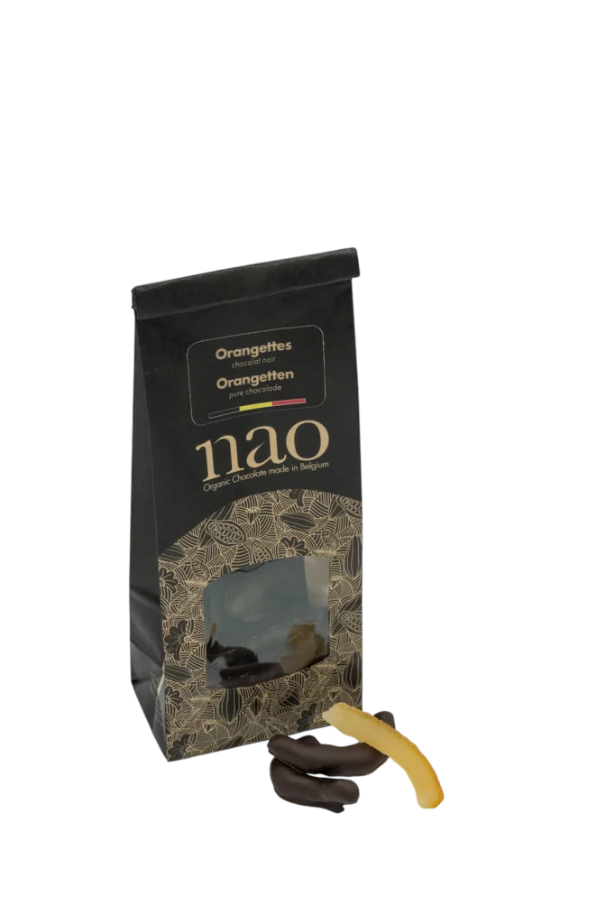 Orangettes Nao Chocolate Noir de Sao Tomé