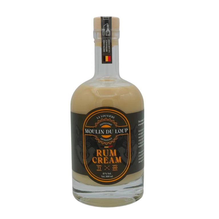 Crème van rum uit de Moulin du Loup distilleerderij