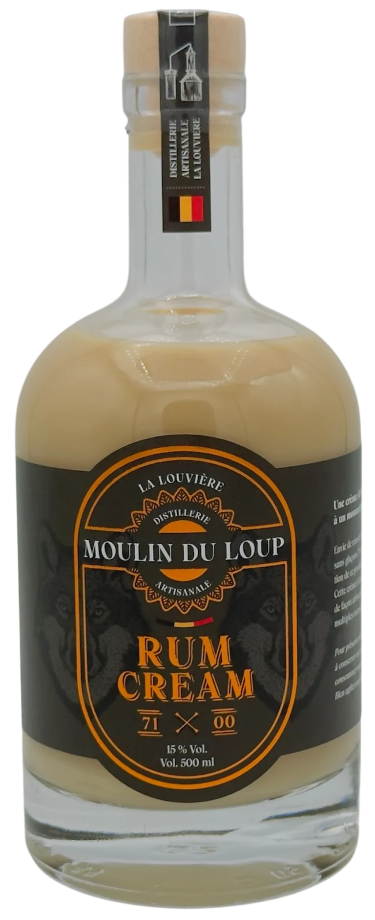 Crème de rhum de la distillerie du moulin du loup