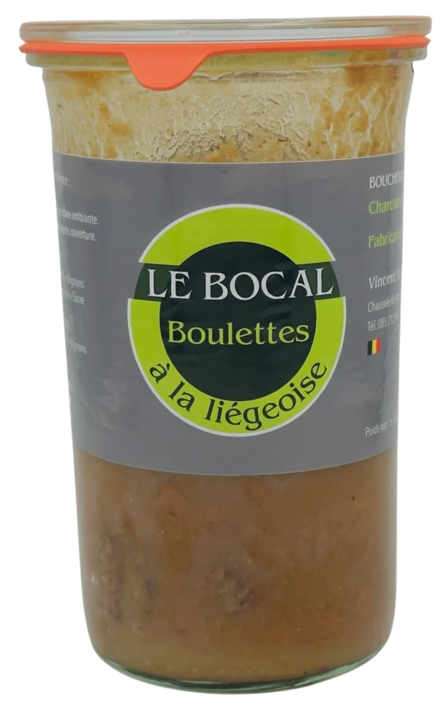 Boulette à la liégeoise de la boucherie Gerlaxhe
