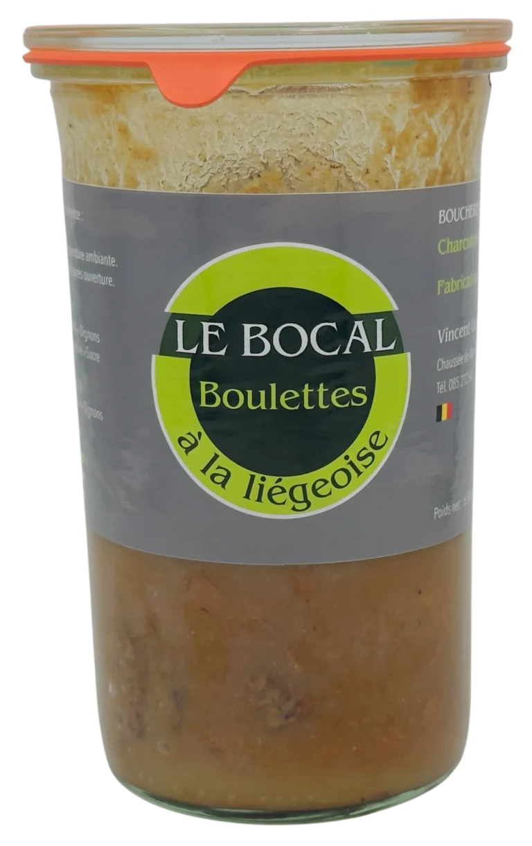Boulette à la liégeoise de la boucherie Gerlaxhe
