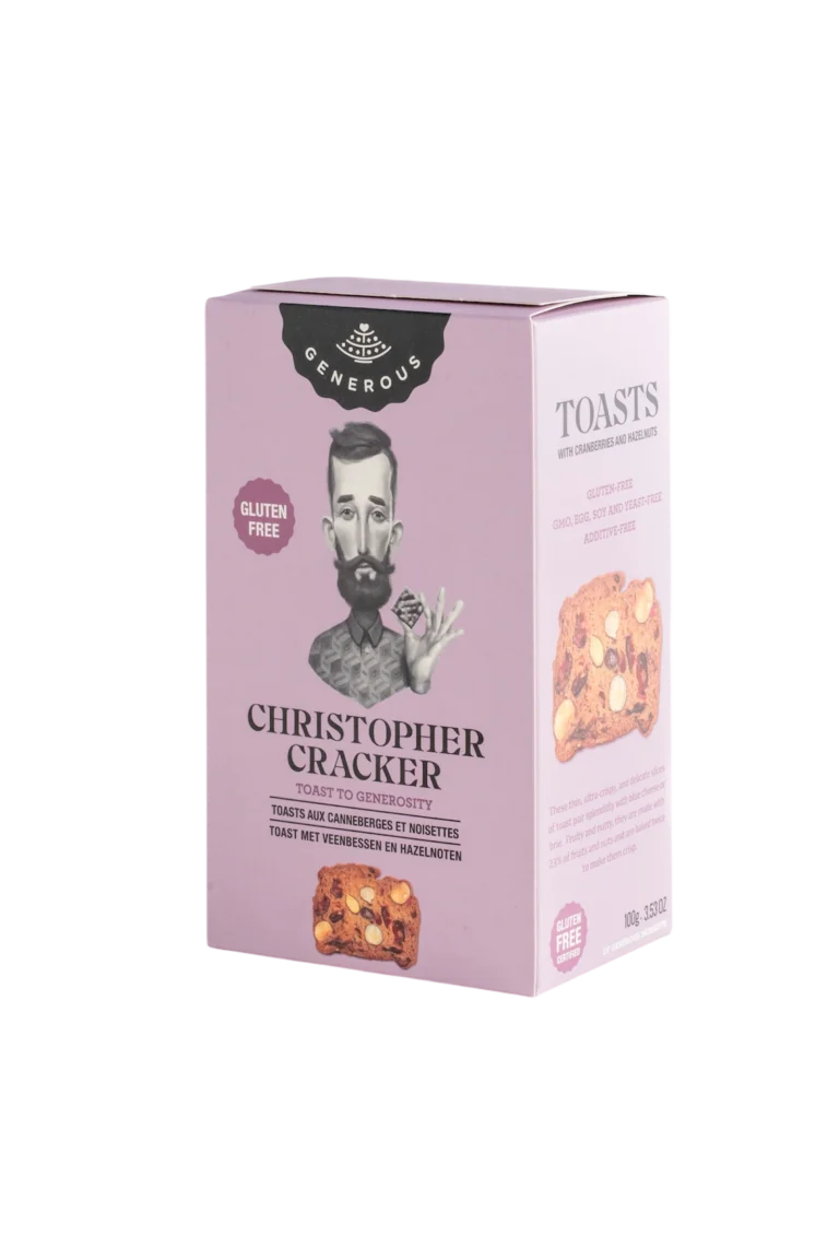 Christophe crackers Toast canneberge et noisettes de generous