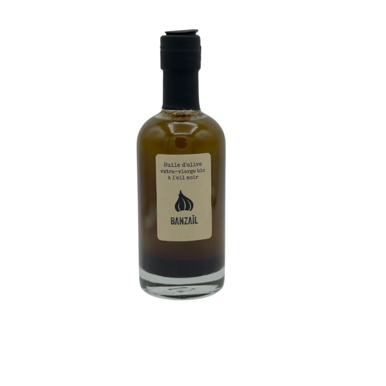 Huile d'olive extra vierge ail noir de Banzail