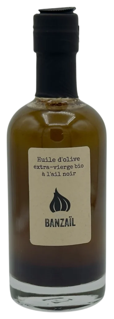 Huile d'olive extra vierge ail noir de Banzail
