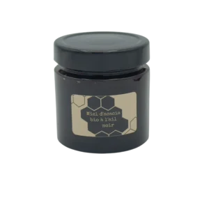 Miel d'acacia à l'ail noir de Banzail