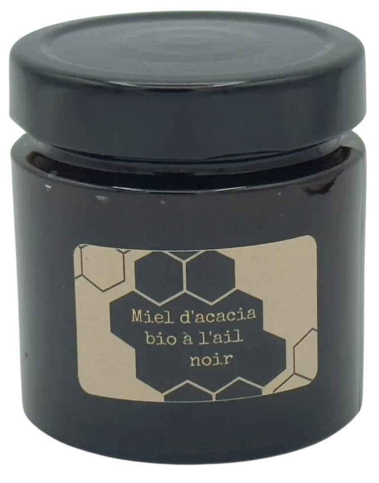 Miel d'acacia à l'ail noir de Banzail