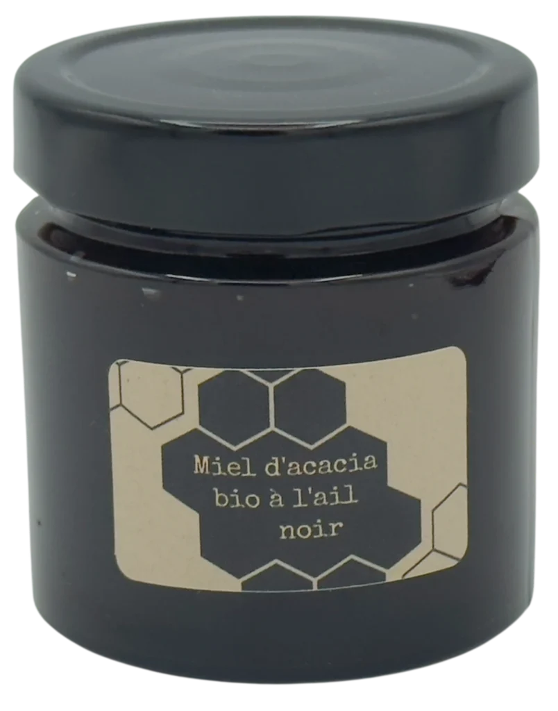 Miel d'acacia à l'ail noir de Banzail
