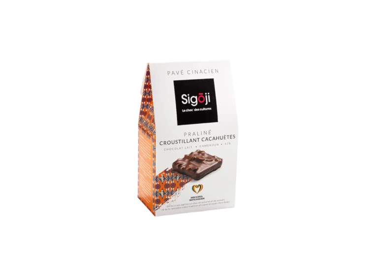 Pavé Cinacien praliné croustillant cacahuète de chez Sigoji