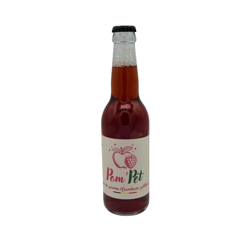 Pom'pet pomme et framboise 33cl de la Pommeraie