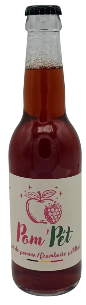Pom'pet pomme et framboise 33cl de la Pommeraie