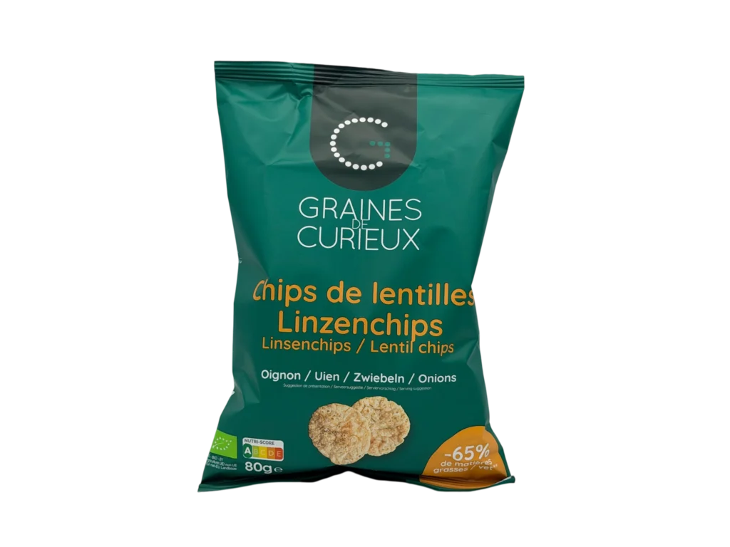 Linzenchips met ui