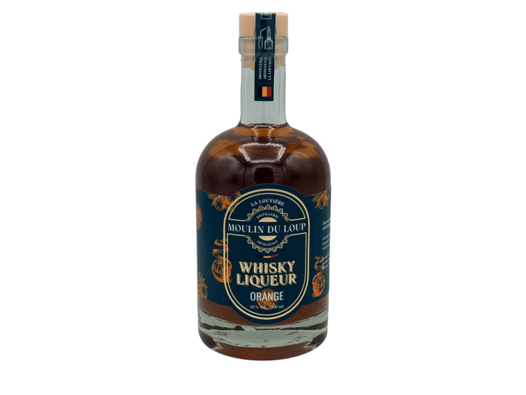 Liqueur whisky orange du moulin du loup
