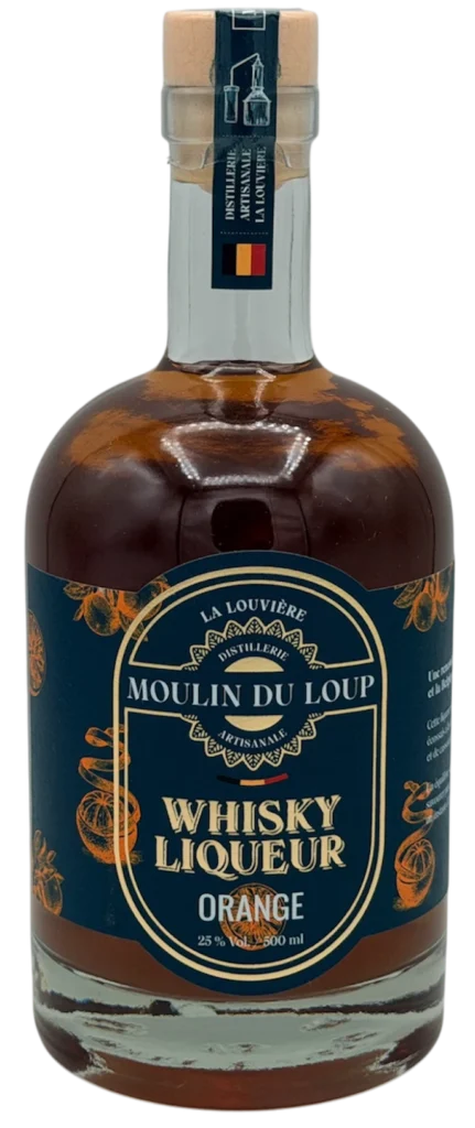 Liqueur whisky orange du moulin du loup